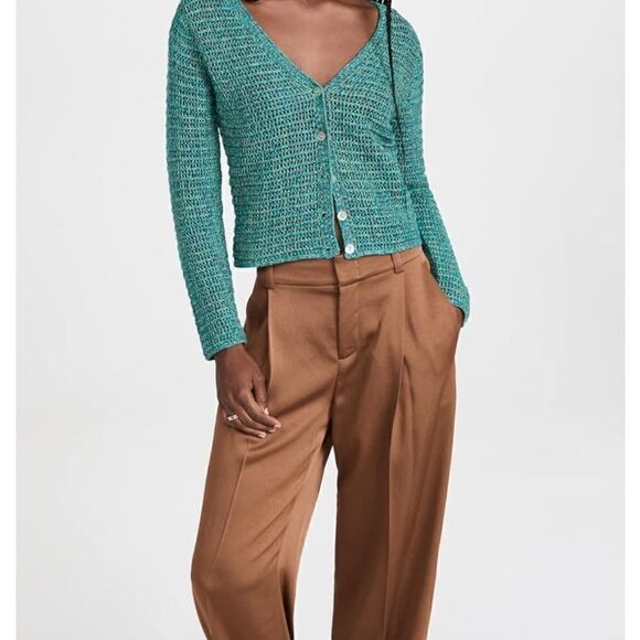 Vince Womens Marled Cardigan Med NWT $395 - Picture 7 of 11